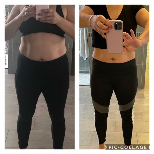 Weight loss transformation